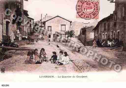 Ville de LIVERDUN, carte postale ancienne