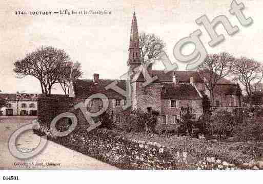 Ville de LOCTUDY, carte postale ancienne