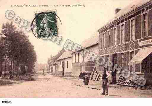 Ville de MAILLYMAILLET, carte postale ancienne