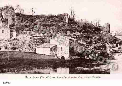 Ville de MALLIEVRE, carte postale ancienne