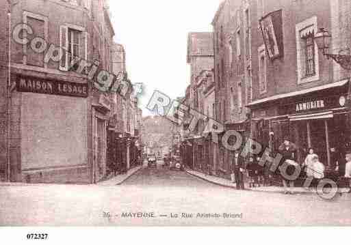 Ville de MAYENNE, carte postale ancienne