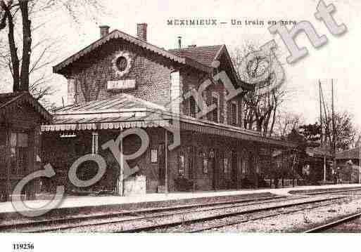 Ville de MEXIMIEUX, carte postale ancienne