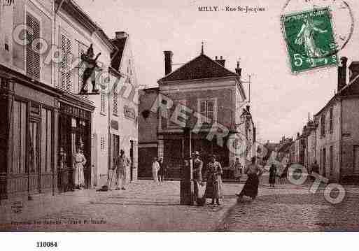 Ville de MILLYLAFORET, carte postale ancienne