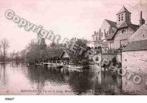 Ville de MONTIGNYSURLOING, carte postale ancienne