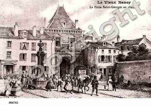 Ville de NANCY, carte postale ancienne