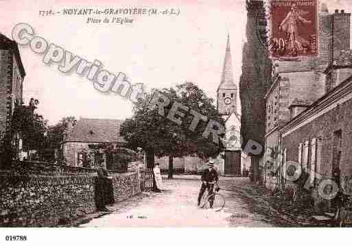 Ville de NOYANTLAGRAVOYERE, carte postale ancienne