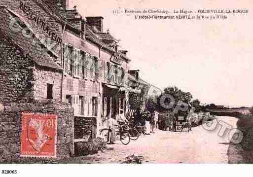 Ville de OMONVILLELAROGUE, carte postale ancienne