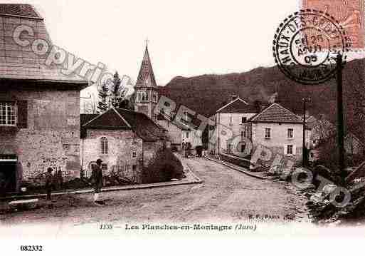 Ville de PLANCHESENMONTAGNE(LES), carte postale ancienne