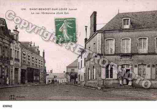 Ville de SAINTBENOITSURLOIRE, carte postale ancienne