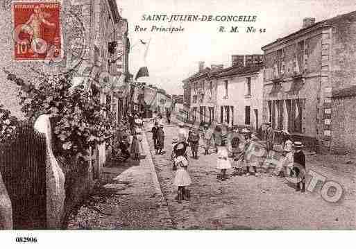 Ville de SAINTJULIENDECONCELLES, carte postale ancienne