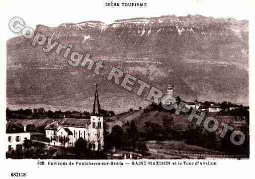 Ville de SAINTMAXIMIN, carte postale ancienne