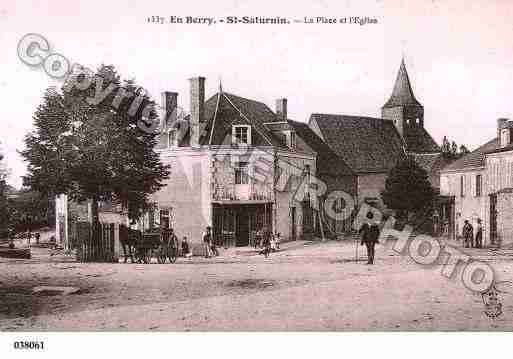 Ville de SAINTSATURNIN, carte postale ancienne