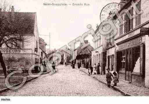 Ville de SAINTSOUPPLETS, carte postale ancienne