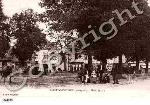 Ville de SAINTEGENEVIEVE, carte postale ancienne