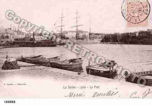 Ville de SEYNESURMER(LA), carte postale ancienne