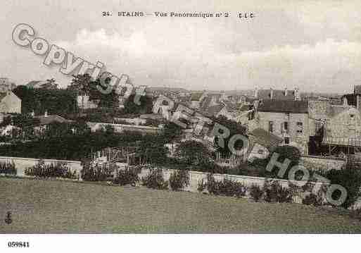 Ville de STAINS, carte postale ancienne