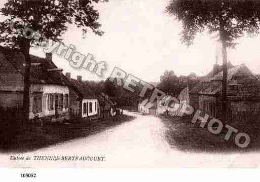 Ville de THENNES, carte postale ancienne