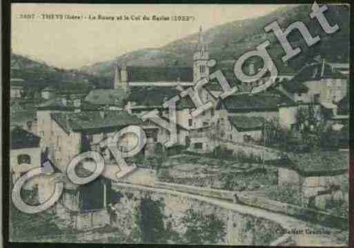 Ville de THEYS, carte postale ancienne