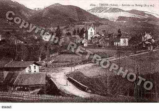 Ville de THEYS, carte postale ancienne