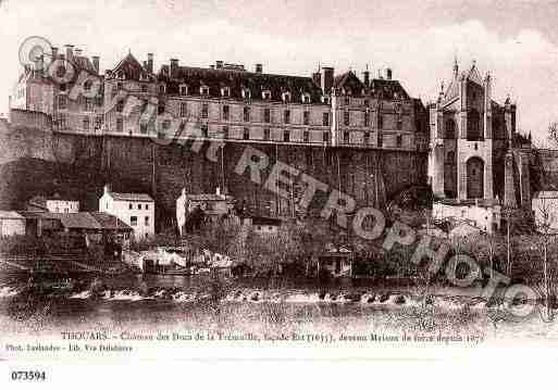 Ville de THOUARS, carte postale ancienne