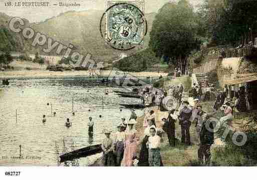 Ville de UNIEUX, carte postale ancienne