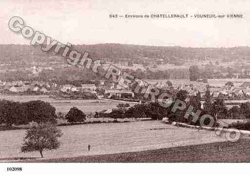 Ville de VOUNEUILSURVIENNE, carte postale ancienne