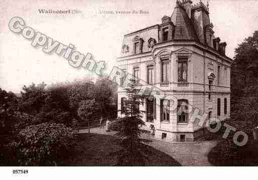 Ville de WALINCOURT, carte postale ancienne
