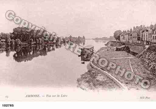 Ville de AMBOISE, carte postale ancienne