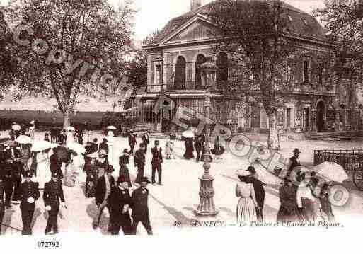 Ville de ANNECY, carte postale ancienne