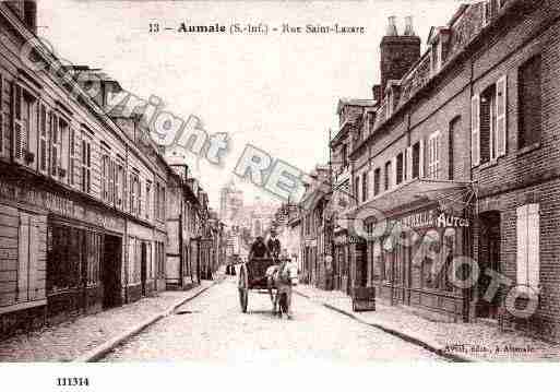 Ville de AUMALE, carte postale ancienne