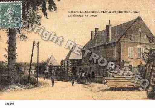 Ville de AUTRECHES, carte postale ancienne