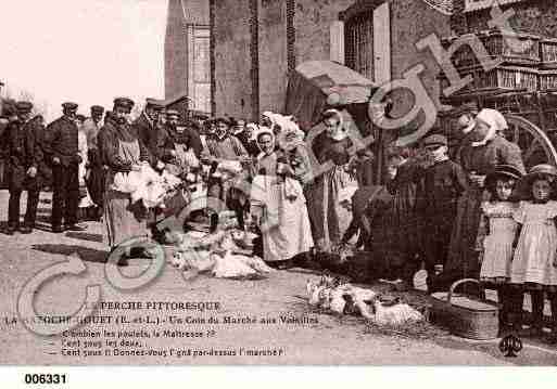 Ville de BAZOCHEGOUET, carte postale ancienne