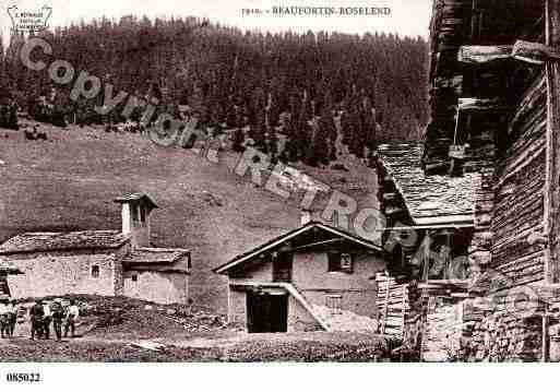 Ville de BEAUFORTSURDORON, carte postale ancienne