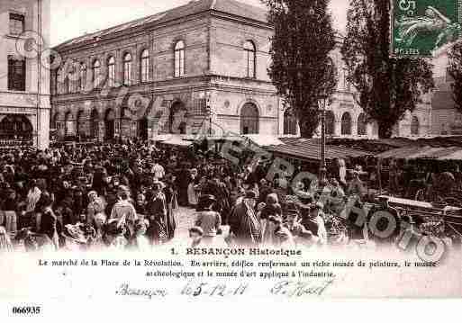 Ville de BESANCON, carte postale ancienne