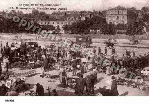 Ville de BESANCON, carte postale ancienne