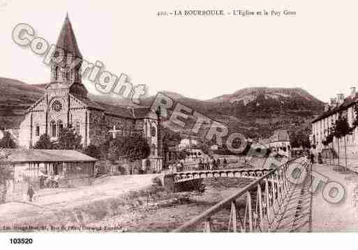 Ville de BOURBOULE(LA), carte postale ancienne