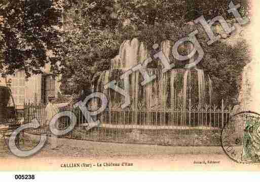 Ville de CALLIAN, carte postale ancienne