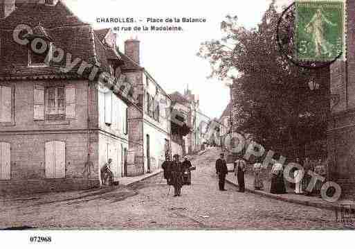 Ville de CHAROLLES, carte postale ancienne