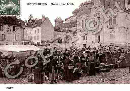 Ville de CHATEAUTHIERRY, carte postale ancienne