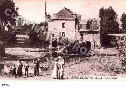 Ville de CHATELAIS, carte postale ancienne