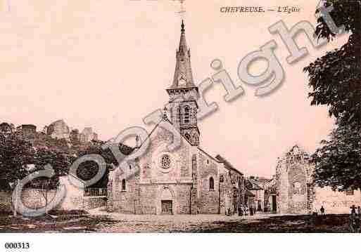 Ville de CHEVREUSE, carte postale ancienne