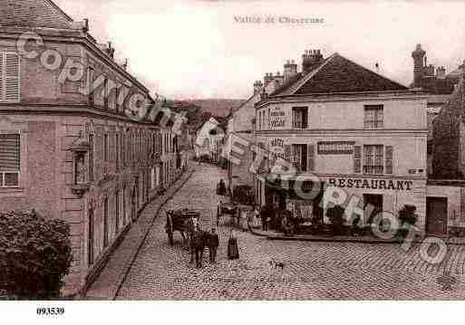 Ville de CHEVREUSE, carte postale ancienne