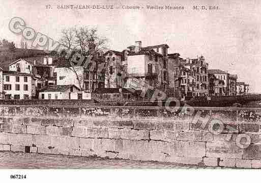 Ville de CIBOURE, carte postale ancienne