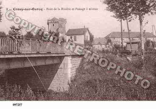 Ville de CROUYSUROURCQ, carte postale ancienne