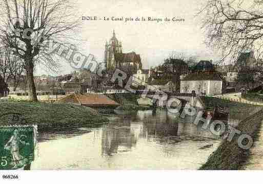 Ville de DOLE, carte postale ancienne