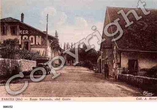 Ville de FARGES, carte postale ancienne