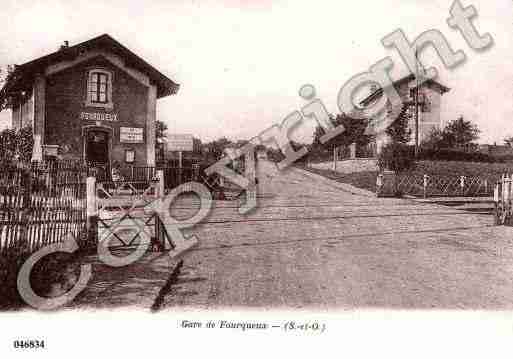 Ville de FOURQUEUX, carte postale ancienne