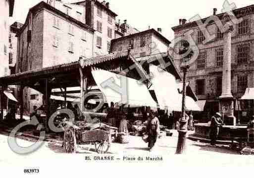 Ville de GRASSE, carte postale ancienne