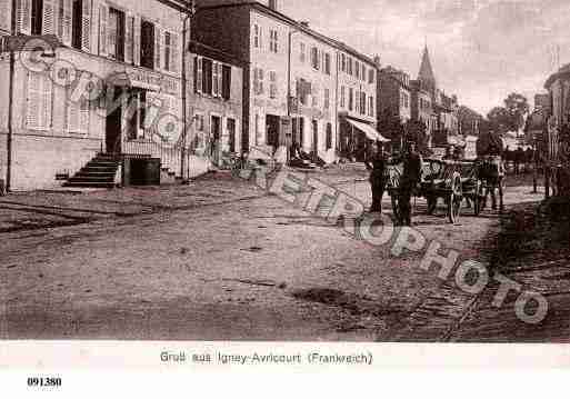 Ville de IGNEY, carte postale ancienne