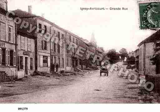 Ville de IGNEY, carte postale ancienne